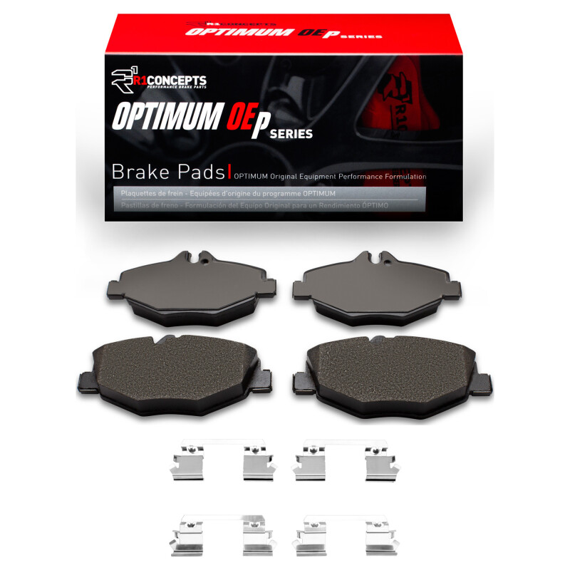 Mercedes-Benz E350 Brake Pads - Front - R1 Concepts - Optimum OE - `03-`09 Mercedes-Benz E350 Brake Pads - Front - R1 Concepts - Optimum OE - `03-`09